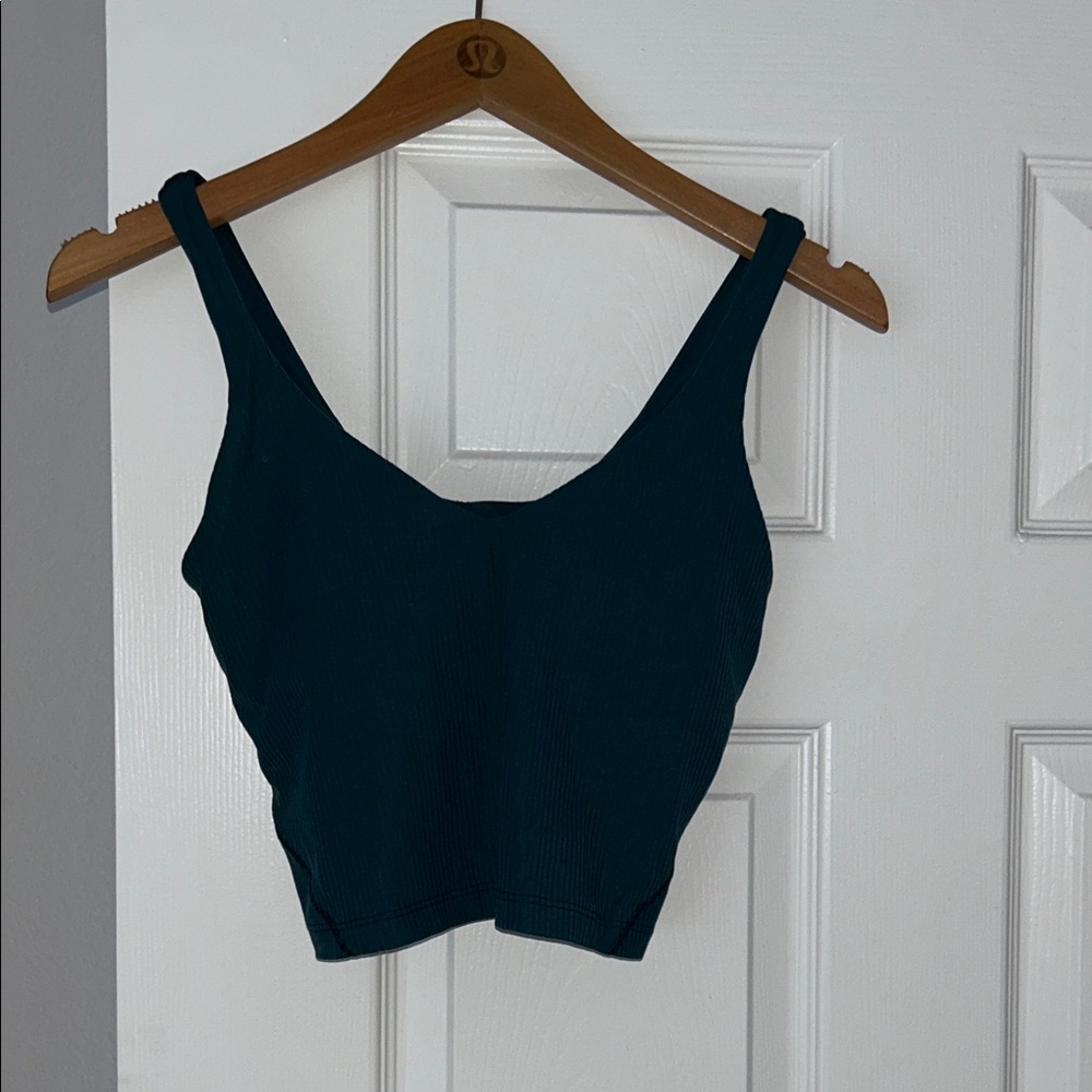 lululemon athletica Dark Teal Crop Top